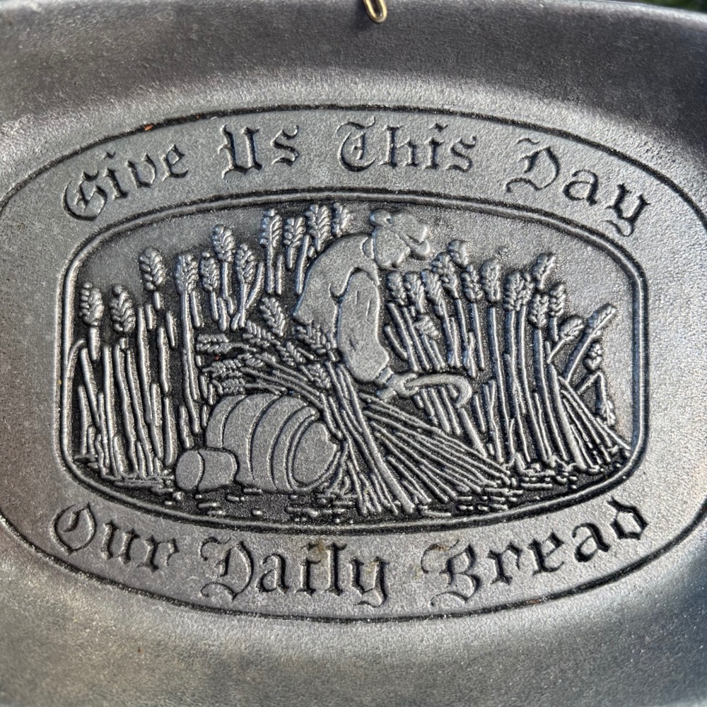 Wilton Columbia RWP Pewter Give Us This Day Our Daily Bread Tray Mount Joy PA
